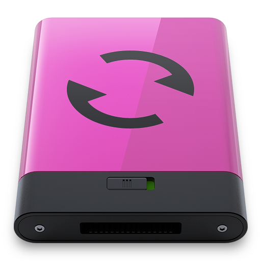 Pink Sync B Icon 512x512 png